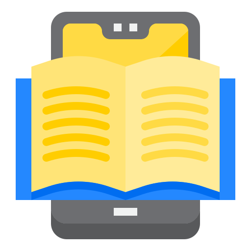 Ebook srip Flat icon