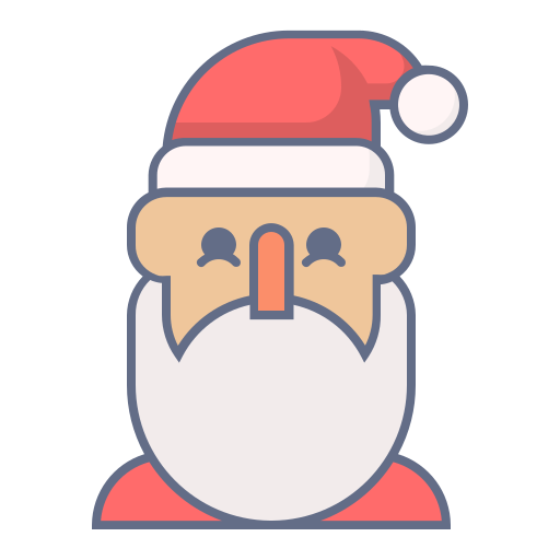 papá noel icono gratis