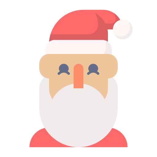 papá noel icono gratis