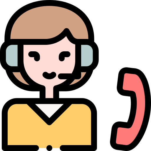 Call center agent Detailed Rounded Lineal color icon