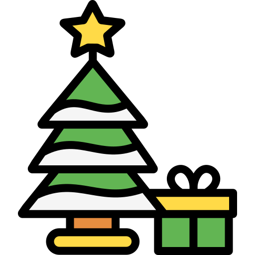 árbol de navidad icono gratis