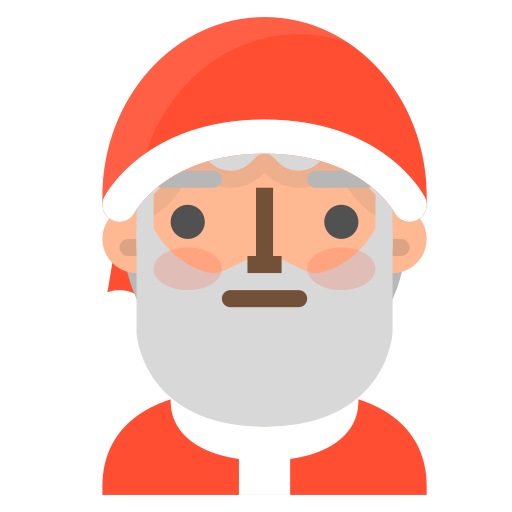 papá noel icono gratis