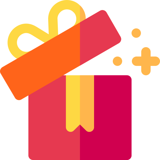 Gift free icon