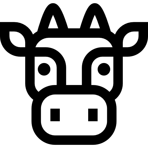 vaca icono gratis