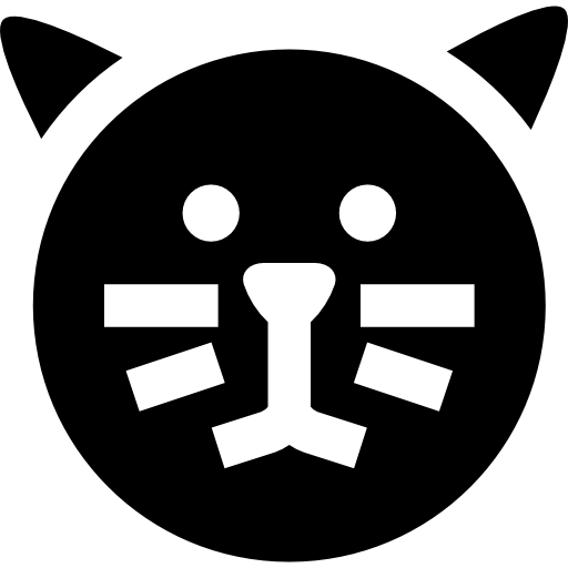 Cat Basic Straight Filled icon