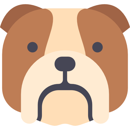 buldog icono gratis