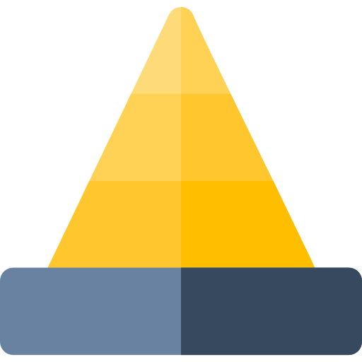 Pyramid chart free icon Pyramid chart free icon