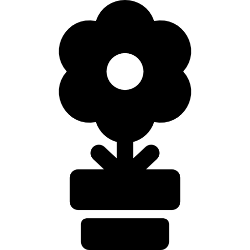 Flower Basic Rounded Filled icon