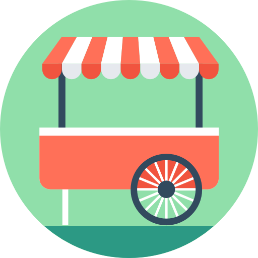 Food Cart Free Commerce Icons