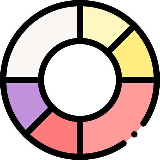 Icono De Colores Detailed Rounded Lineal Color