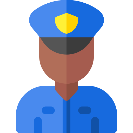 policía icono gratis