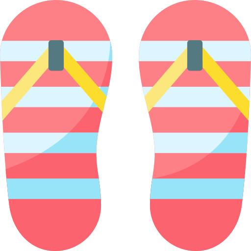 sandalias icono gratis