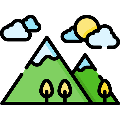 Mountain Special Lineal color icon