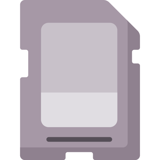 Micro Sd Card Free Icon