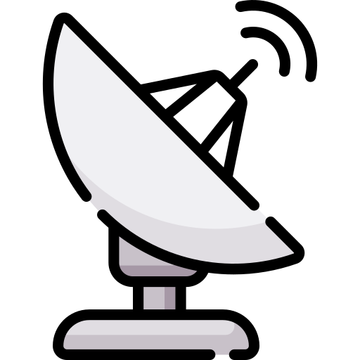 Satellite dish Special Lineal color icon