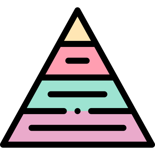 pyramidendiagramm kostenlos Icon