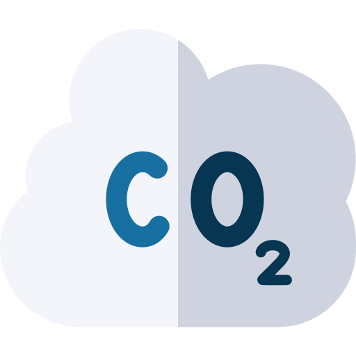 Co2 Basic Rounded Flat icon