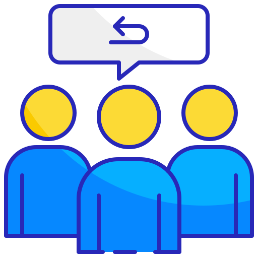 Feedback Generic Outline Color icon