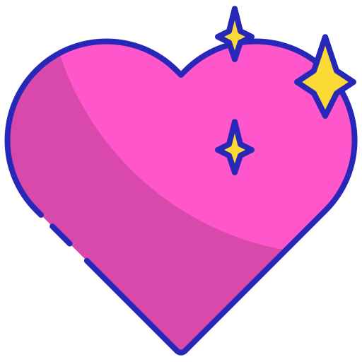 Heart Generic Outline Color icon