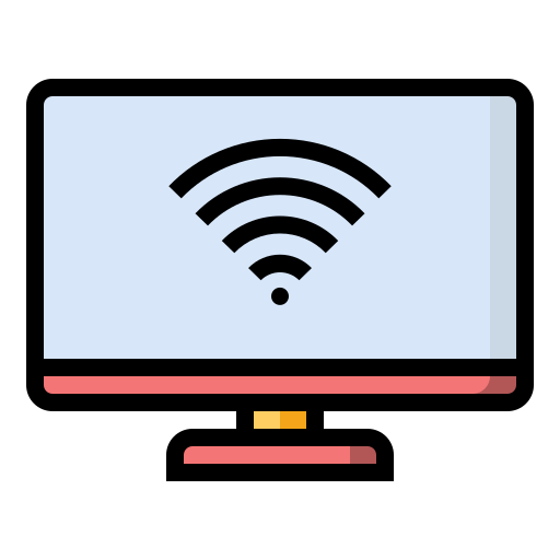 televisión inteligente icono gratis