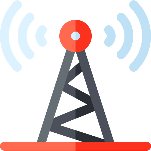 Antenna Basic Rounded Flat icon