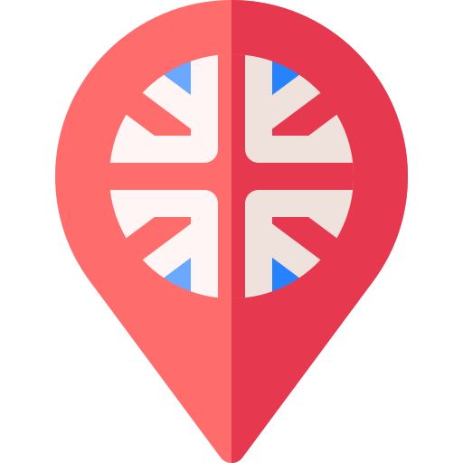 Uk Basic Rounded Flat icon