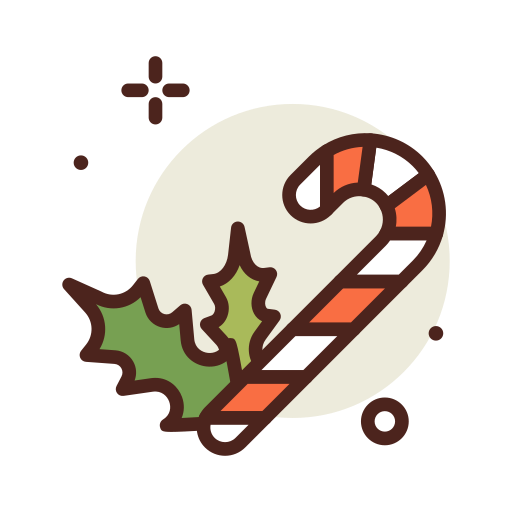 Candy cane free icon Candy cane free icon