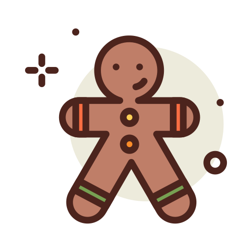 Gingerbread man free icon Gingerbread man free icon