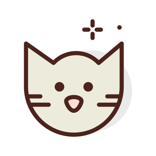 Premium Vector  Cat face icon white kitten profile avatar