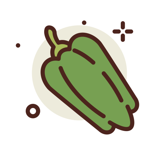 pimiento verde icono gratis