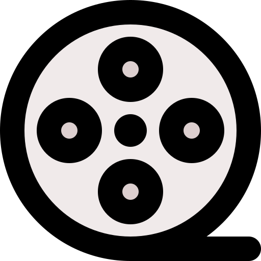 rollo de película icono gratis