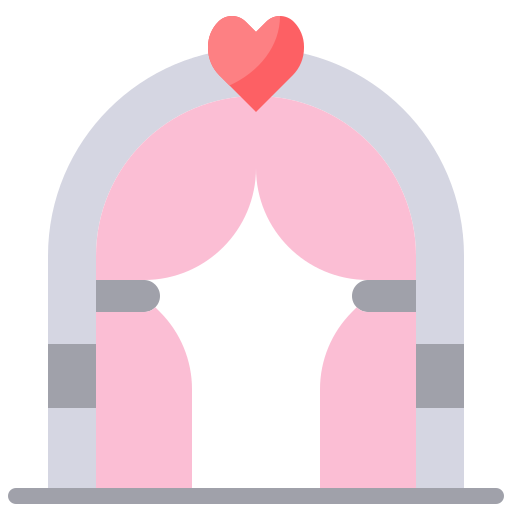 arco de la boda icono gratis