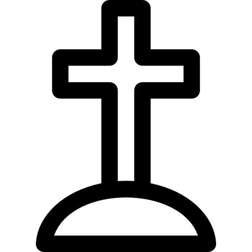 Tomb Basic Rounded Lineal icon