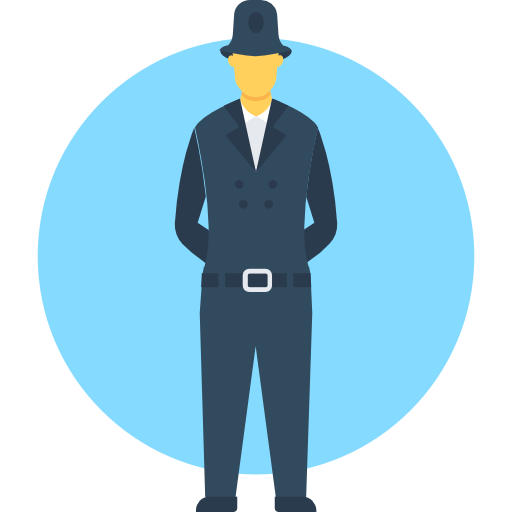 policía icono gratis