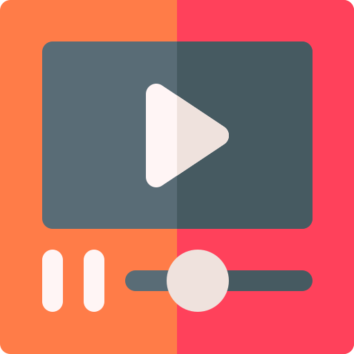 reproductor de video icono gratis