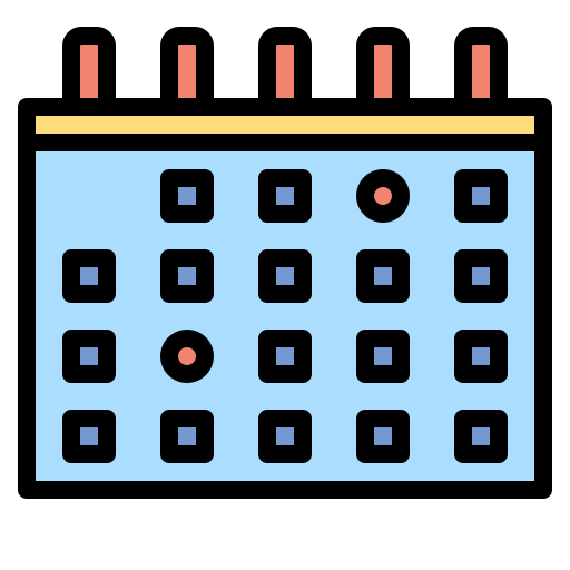 달력 무료 아이콘