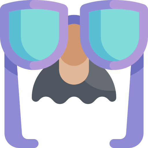 gafas divertidas icono gratis