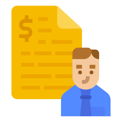 Account debtor free icon Account debtor free icon