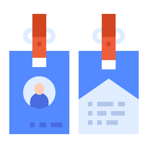 Идентификационная карта бесплатно иконка Идентификационная карта бесплатно иконка