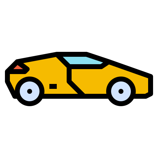 Supercar - Free transportation icons