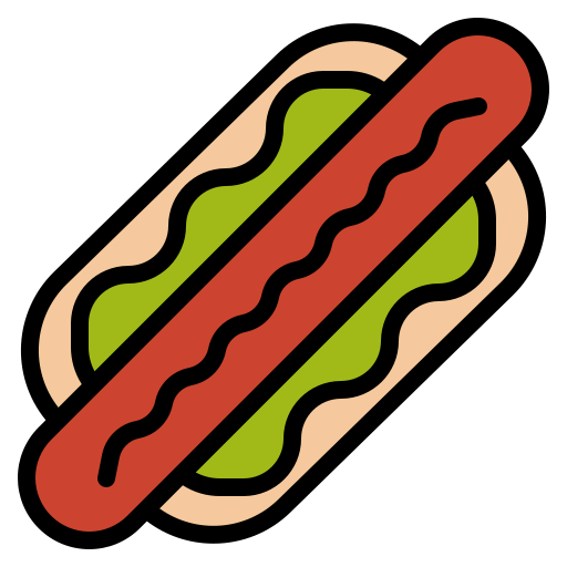 sandwich de hot dog icono gratis