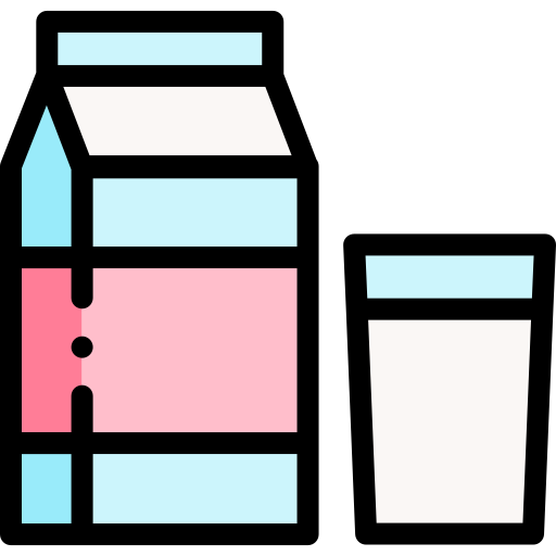 Milk free icon Milk free icon