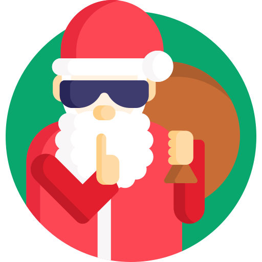 papá noel icono gratis