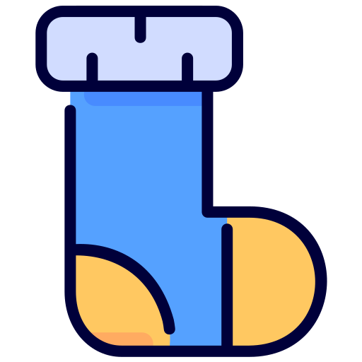 Socks Generic Outline Color icon