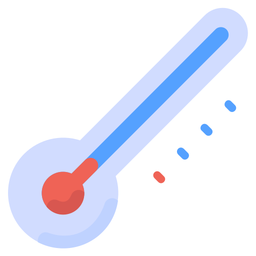 baja temperatura icono gratis