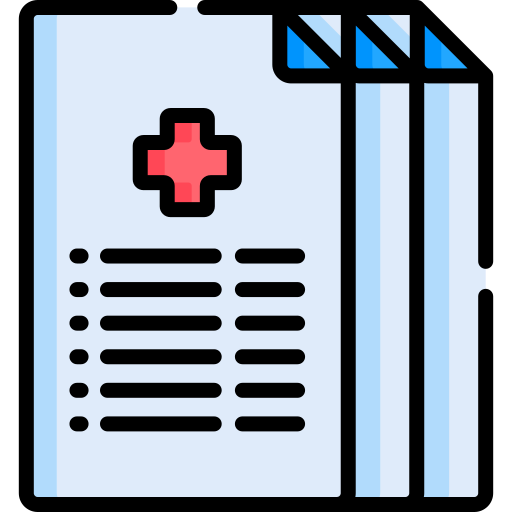 archivo médico icono gratis