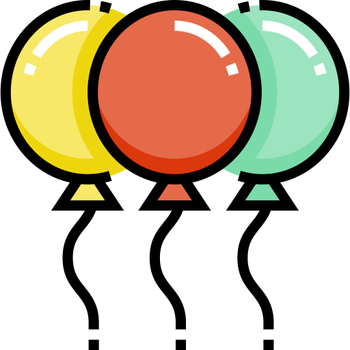 Balloons free icon