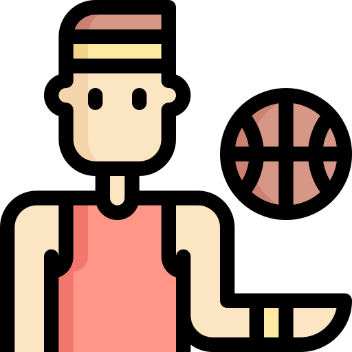 jugador de baloncesto icono gratis