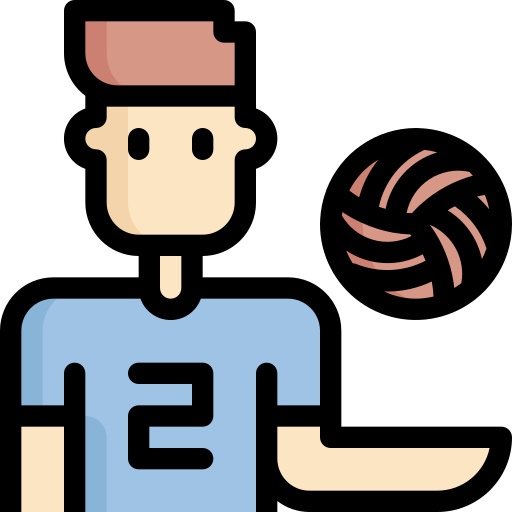 volleyballspieler kostenlos Icon
