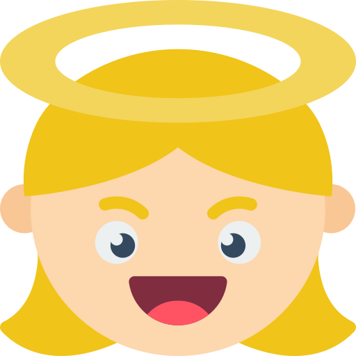 Angel Basic Miscellany Flat icon